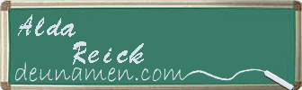 Alda Reick Visitenkarte